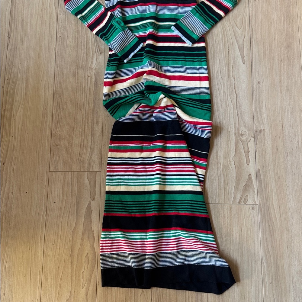 Paco Rabanne Rabanne Striped Rib-Knit Maxi Dress - Picture 6 of 7